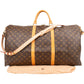 Louis Vuitton Monogram Canvas Keepall 60 Bandoulière Travel Bag