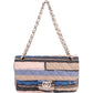 Chanel Quilted Cotton Single Flap Shoulder Bag