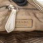 Prada Leather Double Pocket Triangle Shoulder Bag