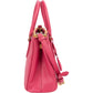 Prada Pink Saffiano Leather Small Galleria Handbag