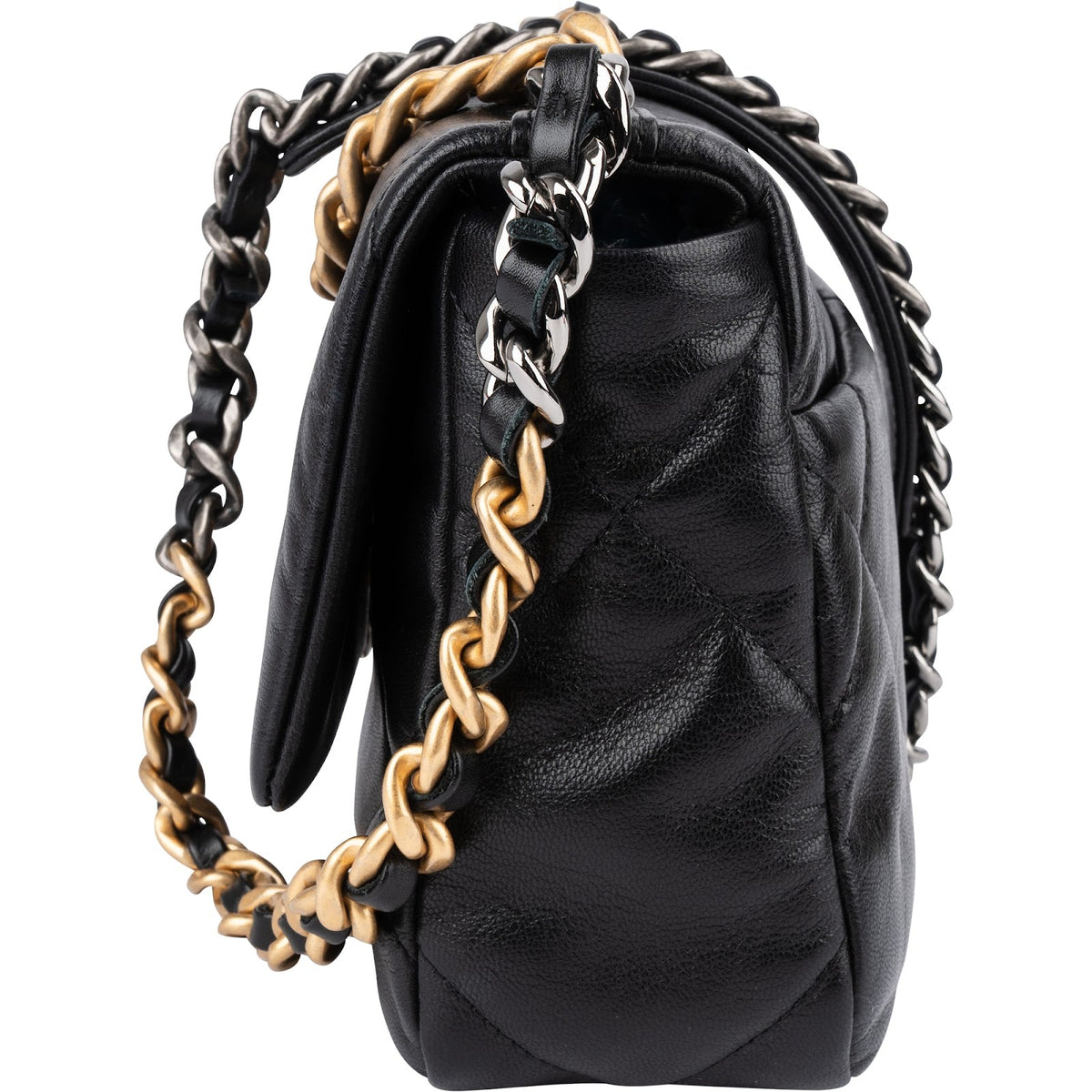 Chanel 19 Quilted Lambskin Single Flap Crossbody Bag