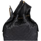 Chanel 25 Quilted Caviar Leather CC Drawstring Shoulder Bag Medium