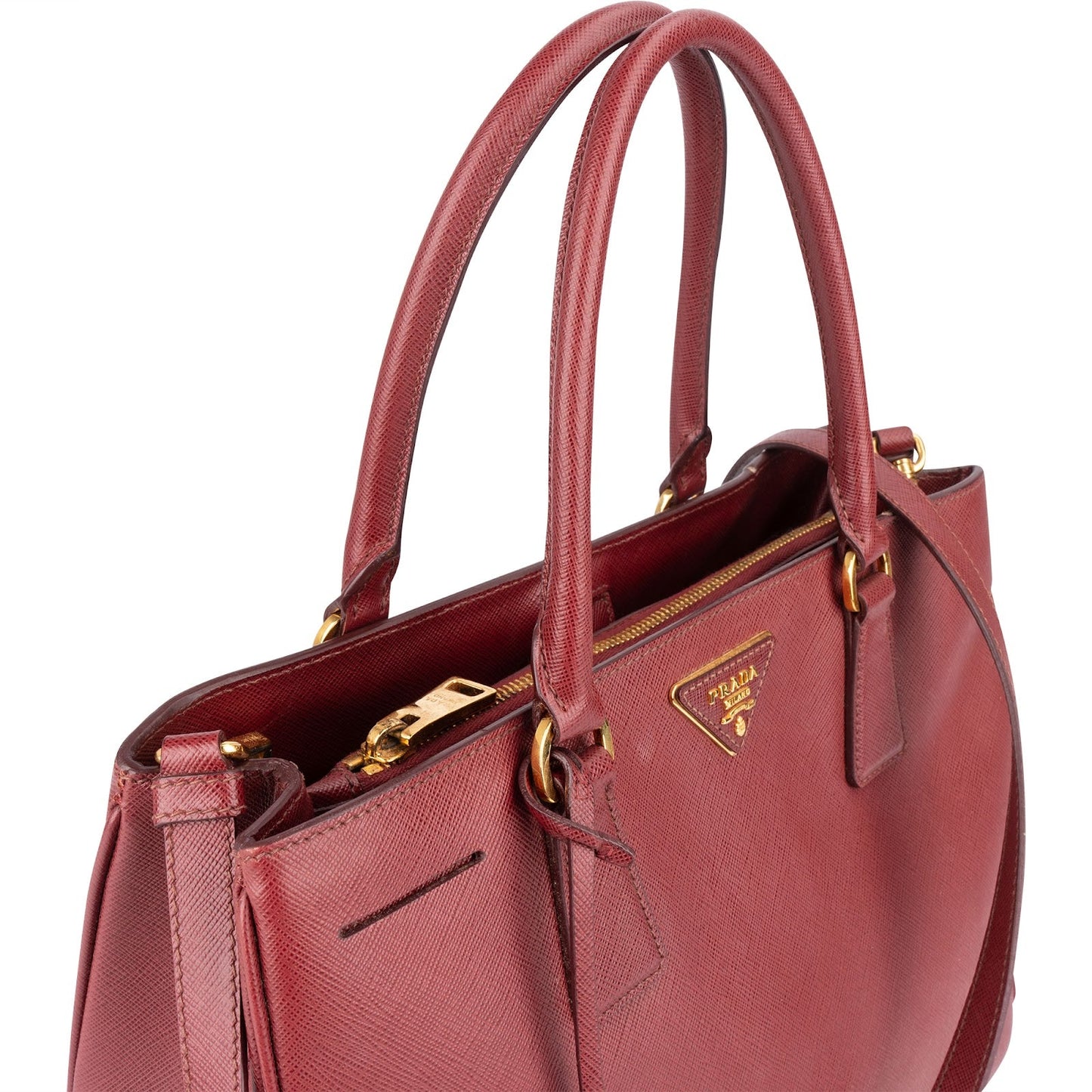 Prada Saffiano Leather Lux Galleria Handbag
