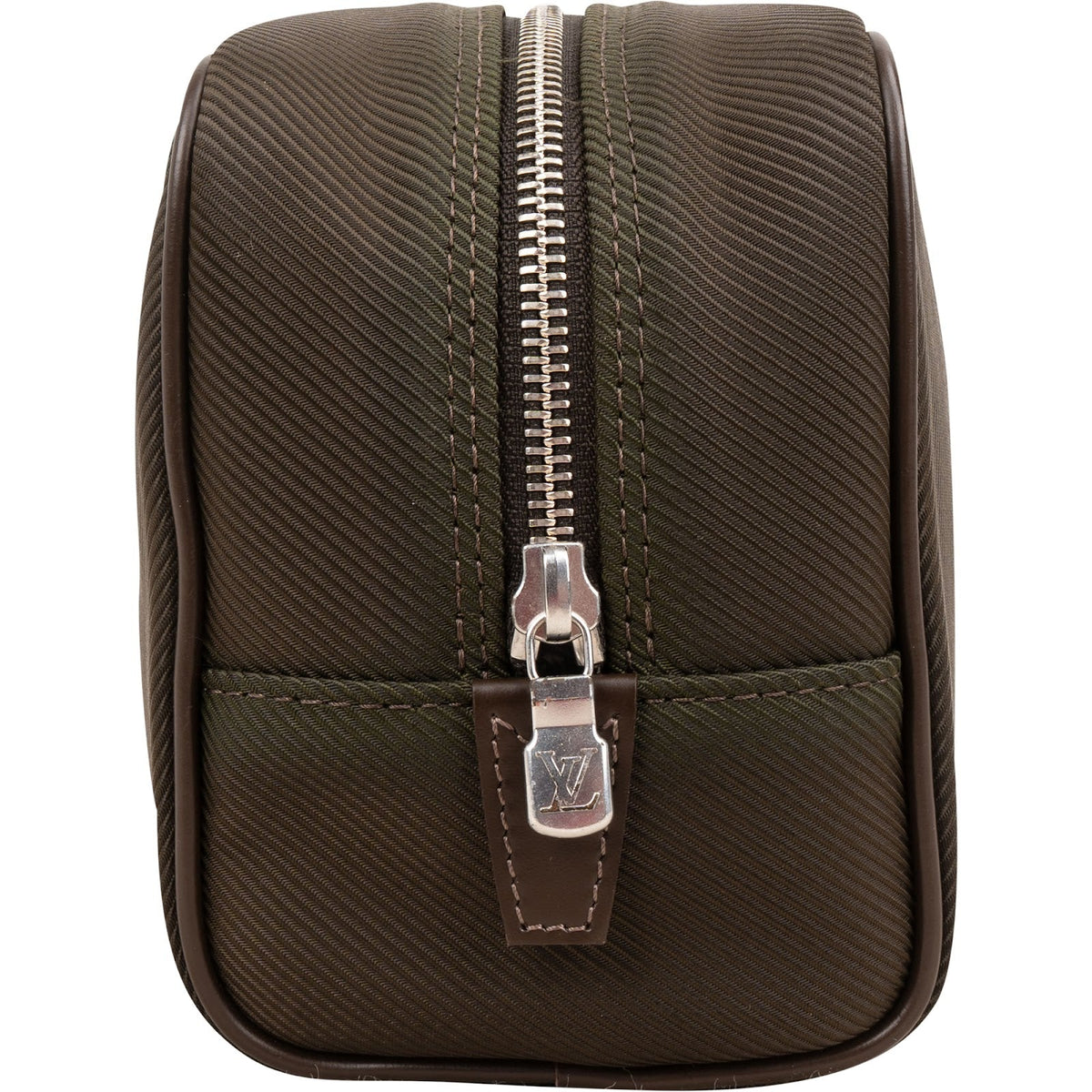 Louis Vuitton Cotton Taiga Leather Trousse De Toilette GM Bag