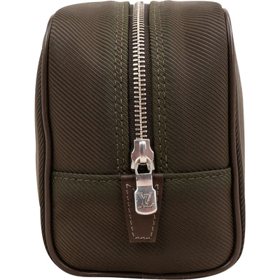 Louis Vuitton Cotton Taiga Leather Trousse De Toilette GM Bag