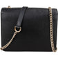 Gucci Black Leather Interlocking GG Crossbody Bag