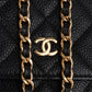 Chanel Quilted Caviar Leather CC Wallet On Chain Crossbody Bag