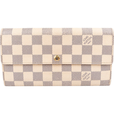 Louis Vuitton Monogram Damier Azur Sarah Wallet