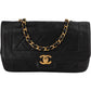 Chanel Quilted Lambskin 24K Gold Single Flap Crossbody Bag