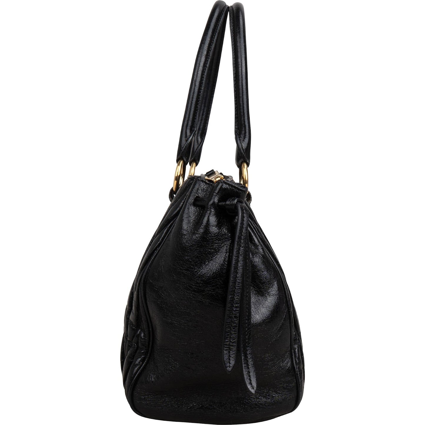 Miu Miu Matelassé Vitello Lux Bow Handbag