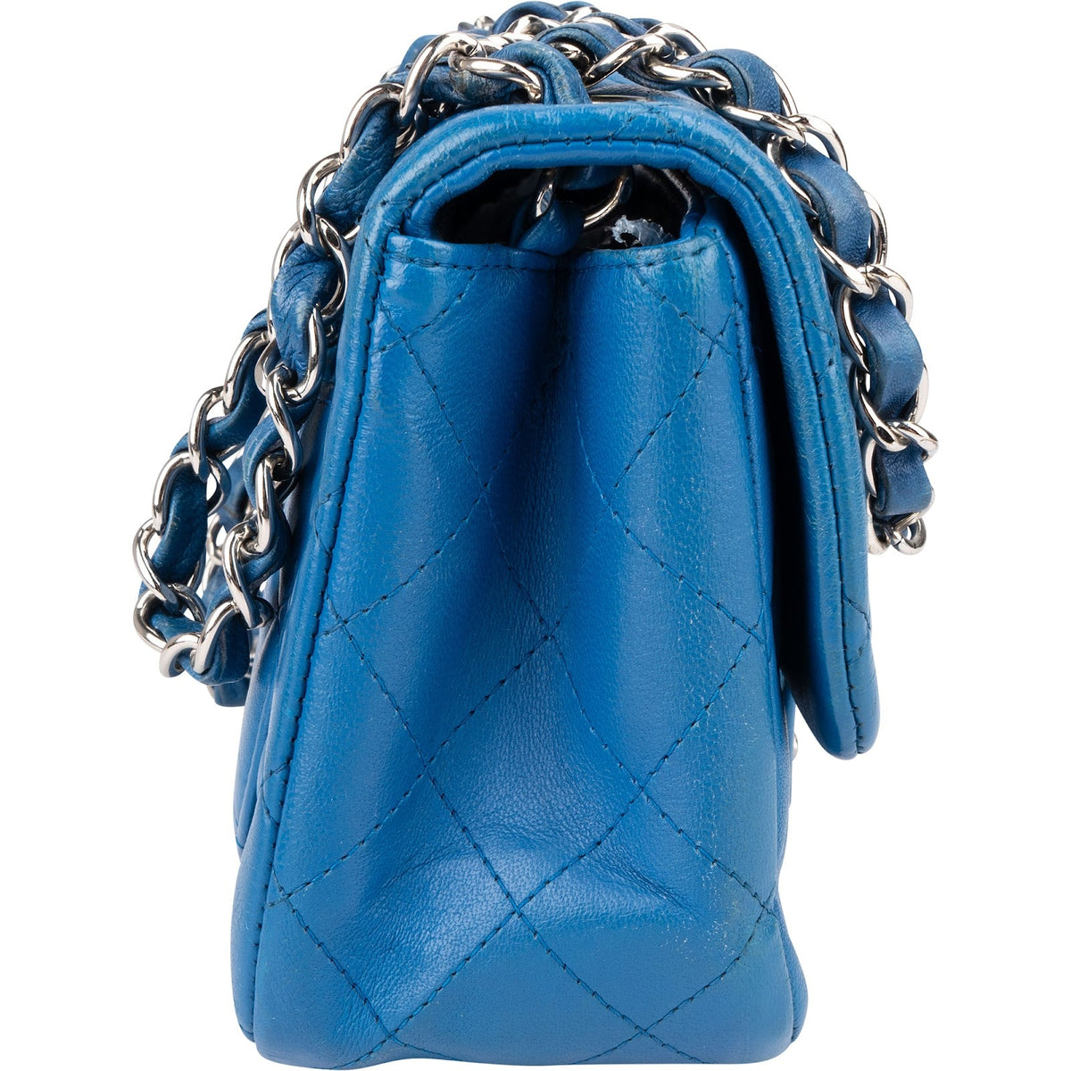 Chanel Lammleder Mini Square Single Flap Umhängetasche, Bild 3 von 14