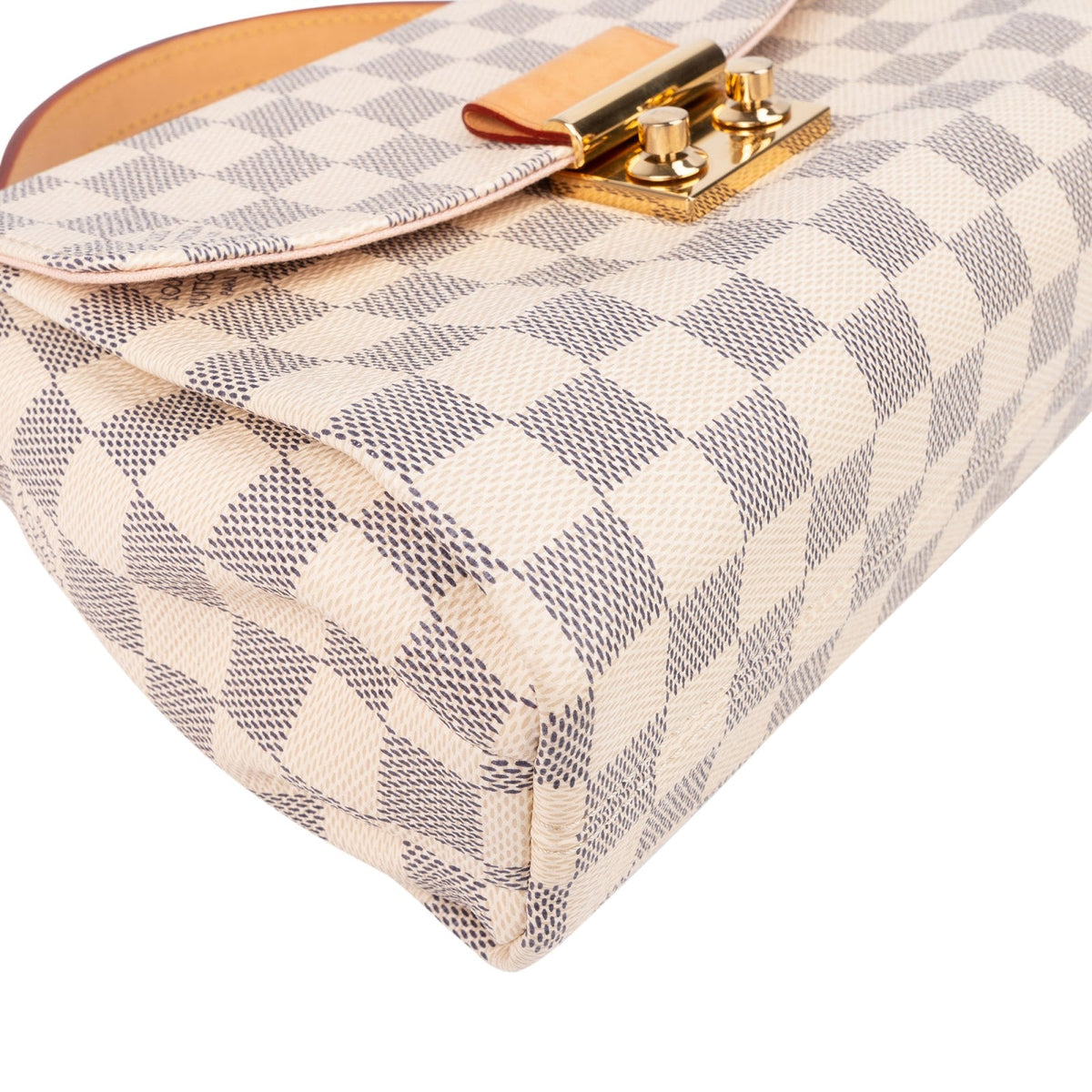 Louis Vuitton Monogram Damier Azur Canvas Croisette Handbag