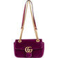 Gucci Velvet Matelassé GG Marmont Small Crossbody Bag