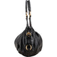 Miu Miu Vitello Lux Leather Pleated Hobo Handbag