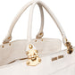 Miu Miu Satchel aus weißem Vitello-Daino-Leder – Ansicht 2