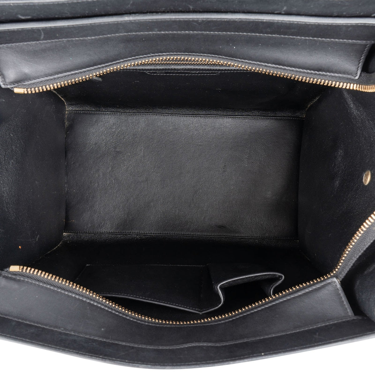 Celine Tricolor Canvas Leather Luggage Tote Handbag