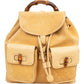 Gucci Suede Bamboo Drawstring Backpack