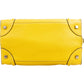 Celine Yellow Drummed Calfskin Luggage Tote Handbag