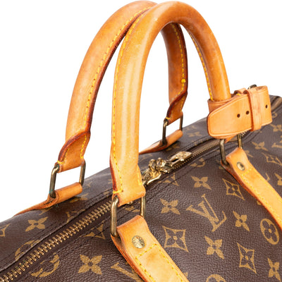 Louis Vuitton Monogram Canvas Keepall 55 Travel Bag