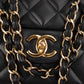 Chanel Quilted Lambskin Maxi Double Flap Crossbody Bag