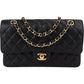 Chanel Quilted Caviar Leather Medium Double Flap Crossbody Bag