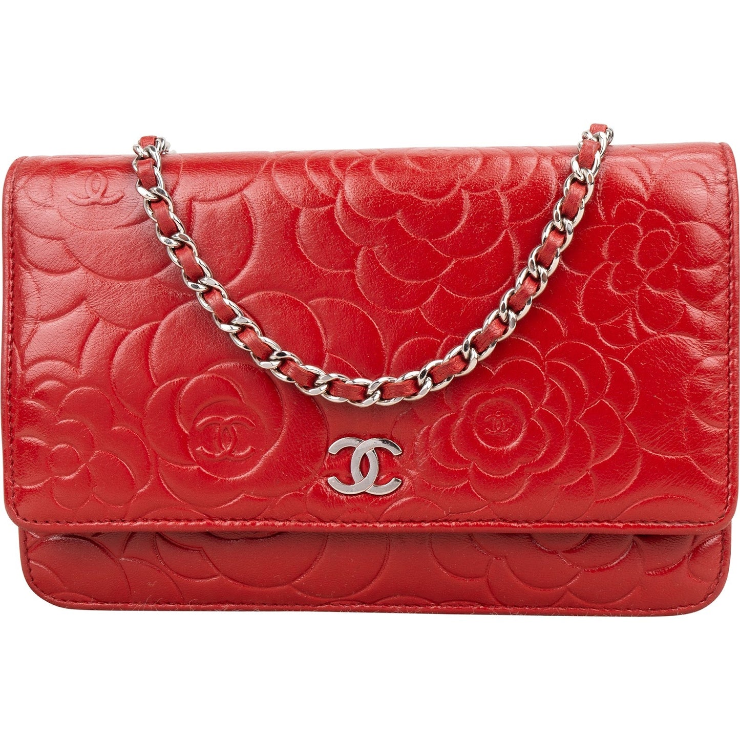 Chanel Leather Leather Wallet On Chain Crossbody Bag