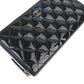 Chanel Quilted Patent Leather CC CC Wallet