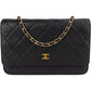 Chanel Quilted Lambskin Wallet On Chain Crossbody Bag