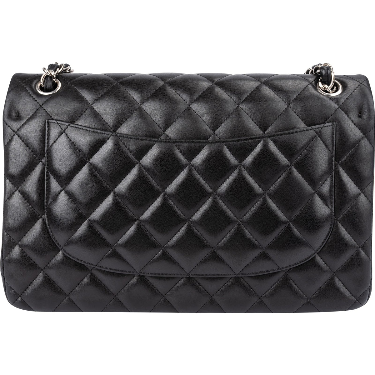 Chanel Jumbo Double Flap aus gestepptem Lammleder – Ansicht 4