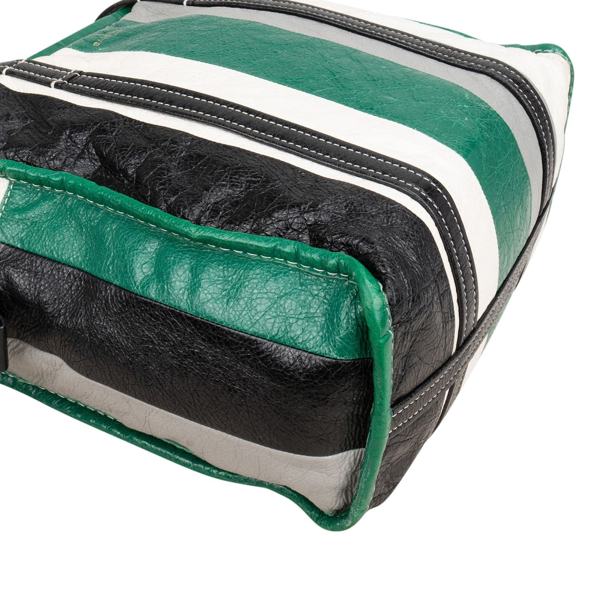 Balenciaga Bazar Small Tote aus dreifarbigem Kalbsleder – Ansicht 8