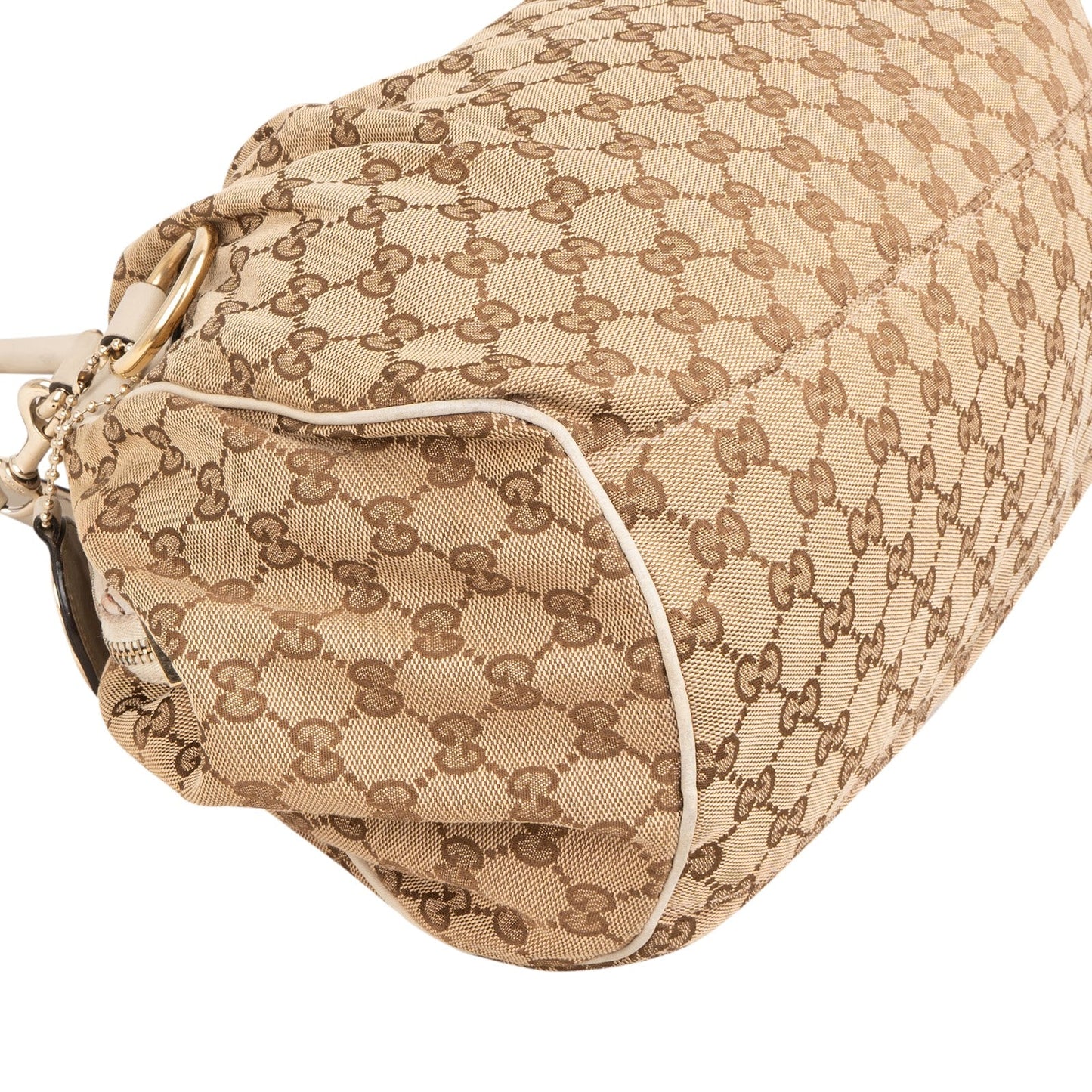 Gucci Monogram GG Canvas Sukey Handbag
