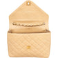 Chanel Quilted Lambskin 24K Gold Single Flap Shoulder Bag