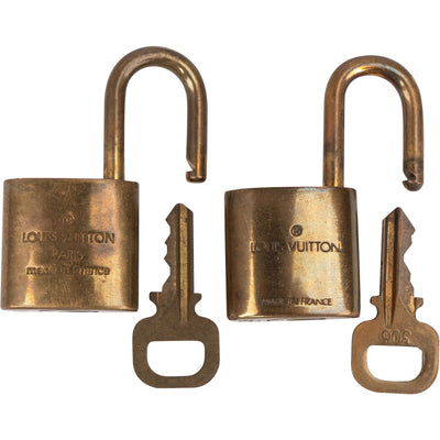 Louis Vuitton Unpolished Lock Schloss Padlock