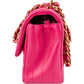 Chanel Quilted Chevron Lambskin Small Single Flap Crossbody Bag