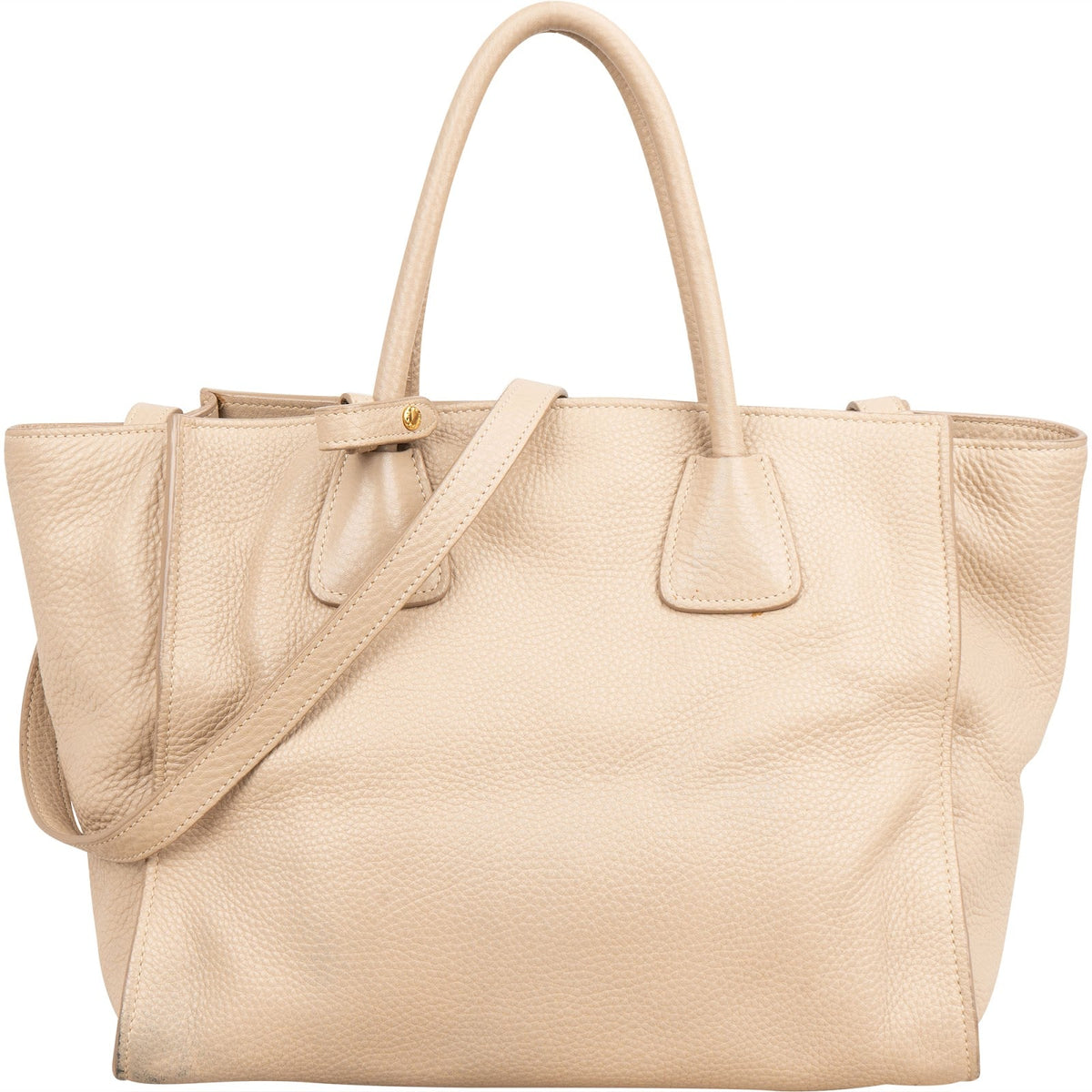 Prada Twin Pocket Shopper aus Vitello-Daino-Leder – Ansicht 5