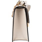 Gucci White Leather Sylvie Shoulder Bag