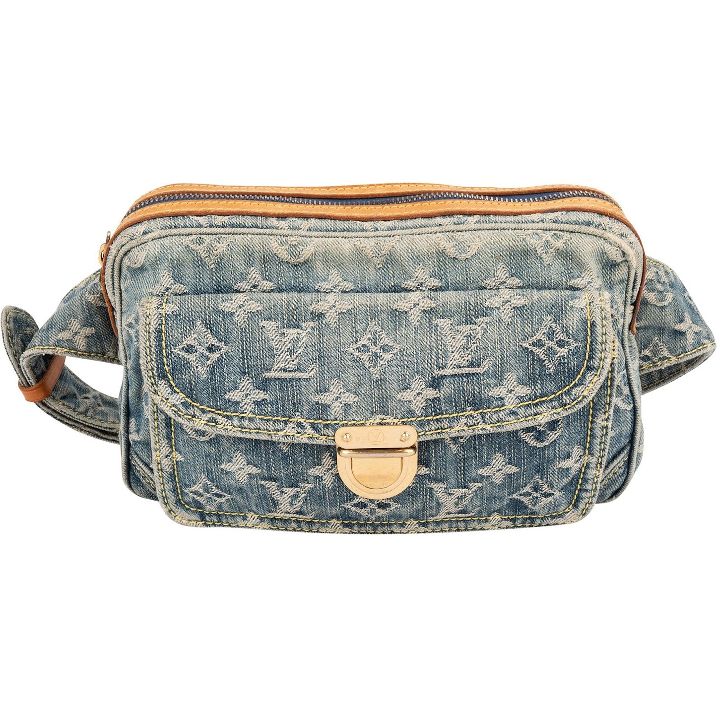 Louis Vuitton Monogram Denim Crossbody Bum Bag