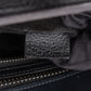 Céline Black Grained Leather Luggage Handbag