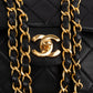 Chanel Quilted Lambskin 24K Gold Medium Double Flap Shoulder Bag