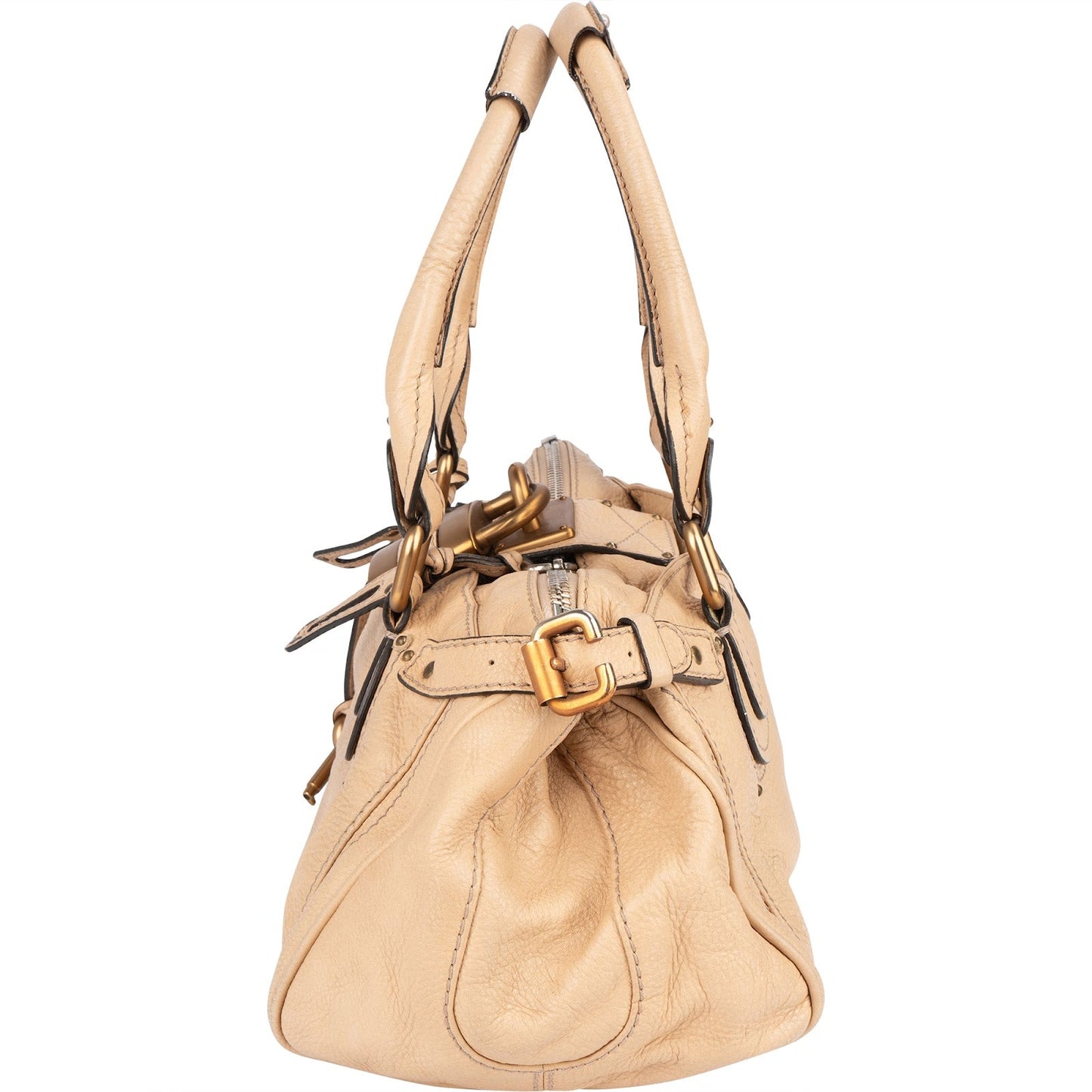 Chloé Leather Studded Paddington Satchel Handbag