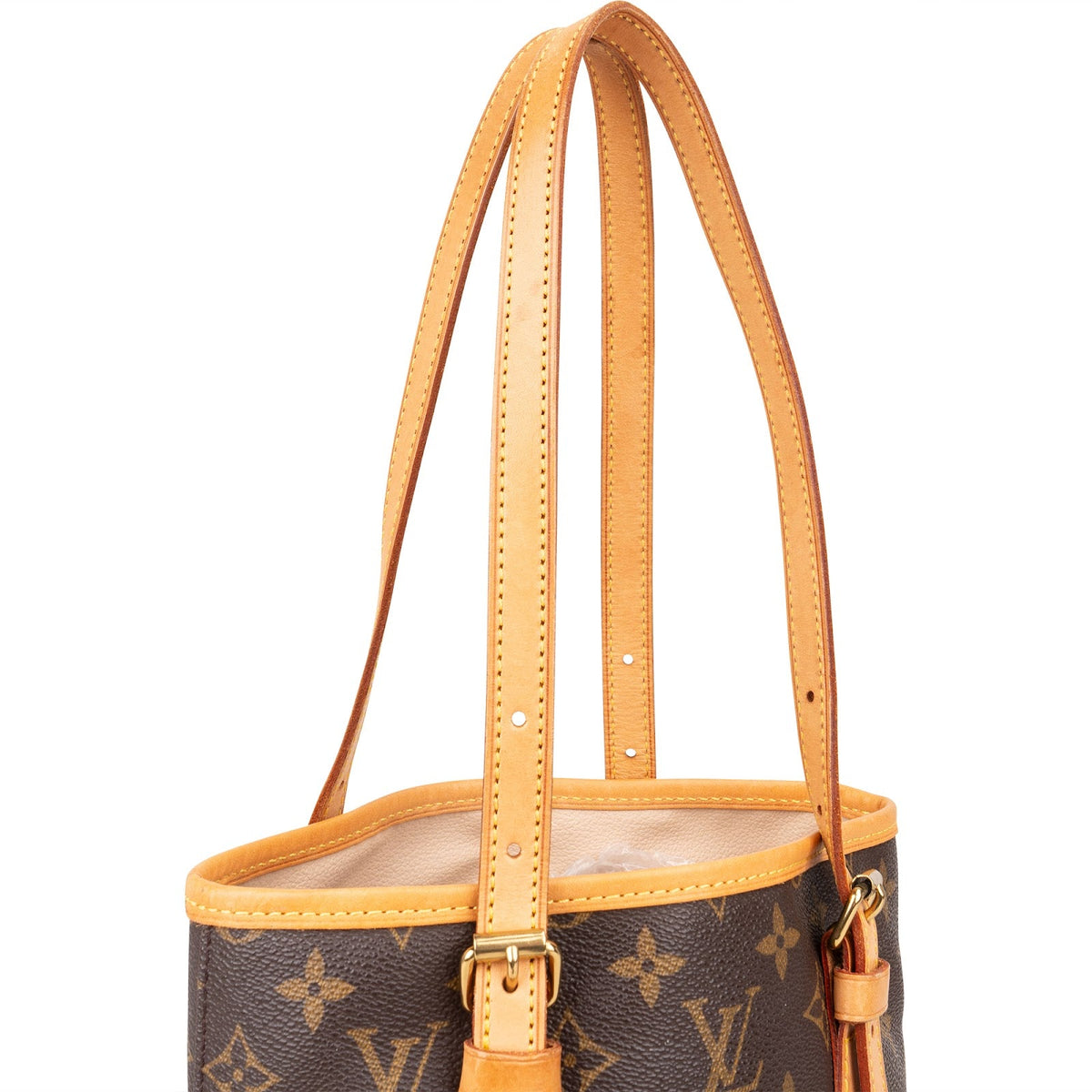 Louis Vuitton Monogram Canvas Bucket PM Shoulder Bag