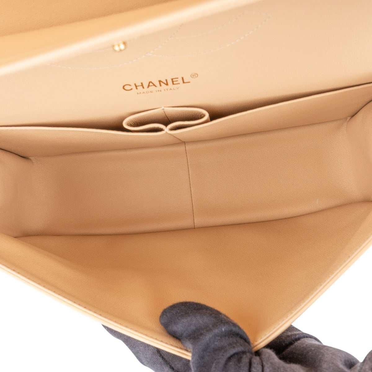 Chanel Lammleder Jumbo Double Flap Umhängetasche, Bild 14 von 15