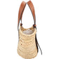 Loewe Raffia Small Basket Shoulder Bag