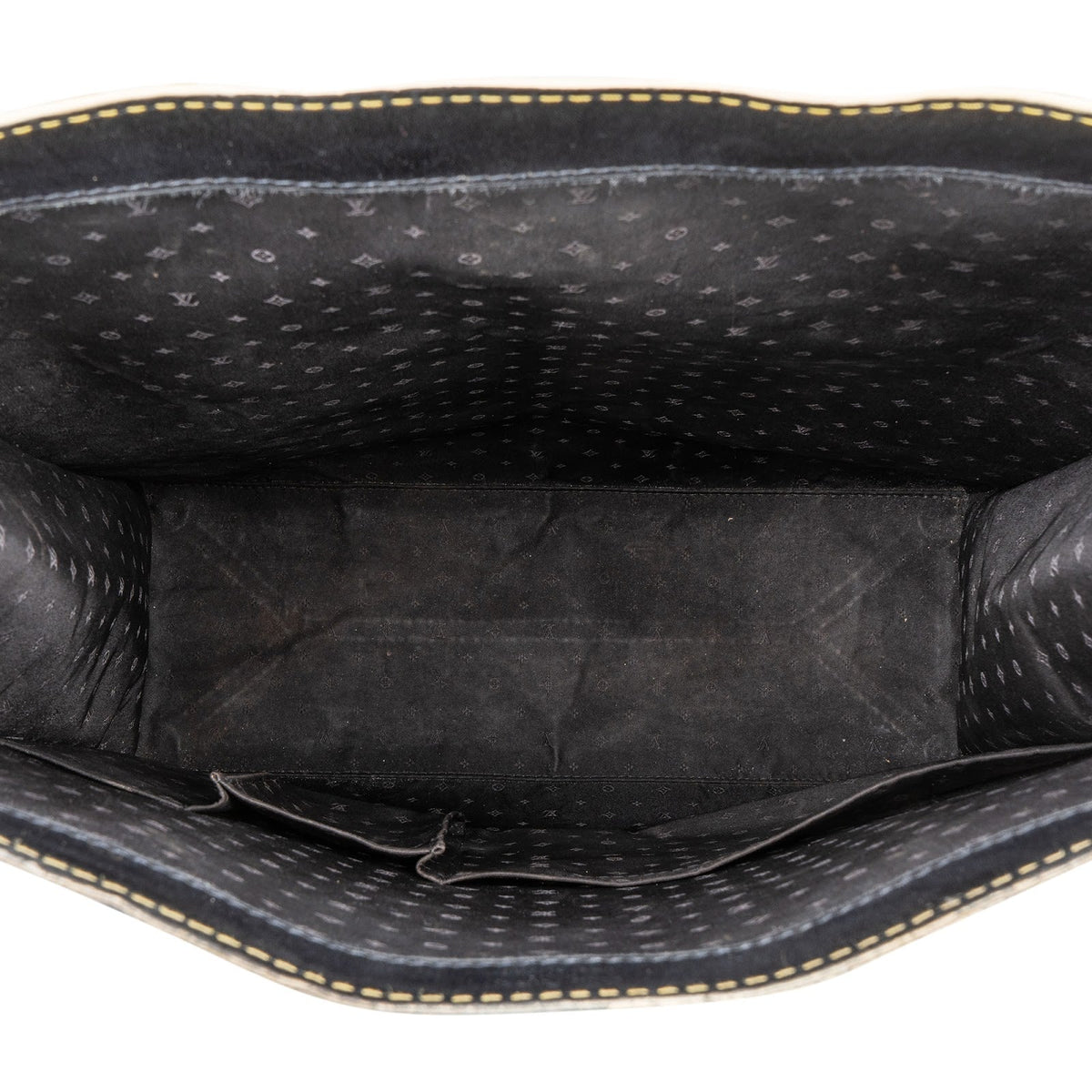 Louis Vuitton Black Leather Suhali Handbag