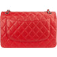 Chanel Quilted Caviar Leather Jumbo Double Flap Crossbody Bag