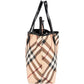 Burberry Nova-Check Monogram Tote Shoulder Bag