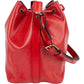 Louis Vuitton Red Epi Leather Sac Noé Petit Shoulder Bag