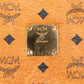 MCM Monogram Visetos Boston Travel Bag 50