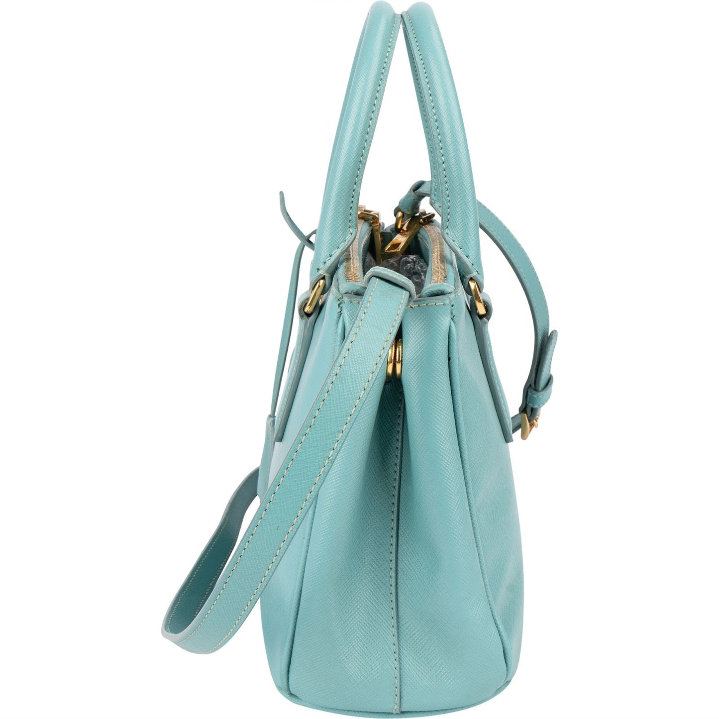 Prada Saffiano Leather Small Galleria Bag Handbag