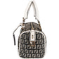 Fendi Monogram FF Mini Boston Handbag